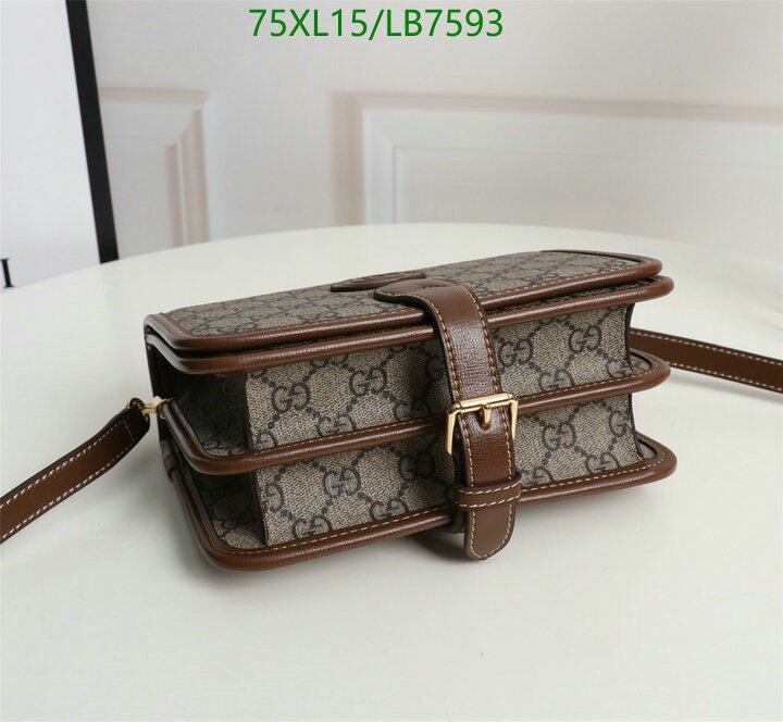 Gucci Bag-(4A)-Diagonal-,Code: LB7593,$ 98USD