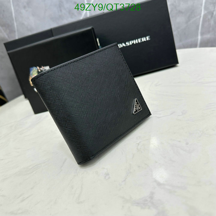 Prada Bag-(4A)-Wallet- Code: QT3728 $ 64USD