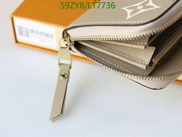LV Bags-(4A)-Wallet-,Code: LT7736,$ 77USD