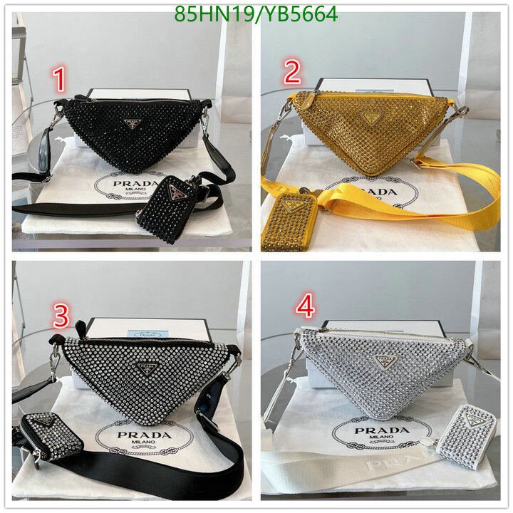 Prada Bag-(4A)-Triangle- Code: YB5664 $ 111USD