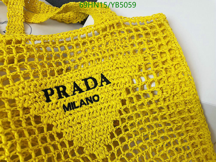 Prada Bag-(4A)-Handbag-,Code: YB5059,$ 90USD