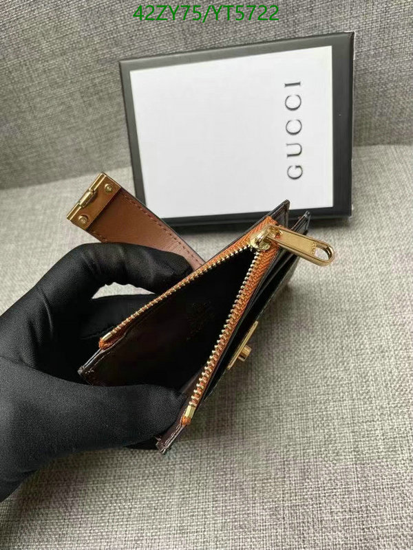Gucci Bag-(4A)-Wallet-,Code: YT5722,$ 55USD