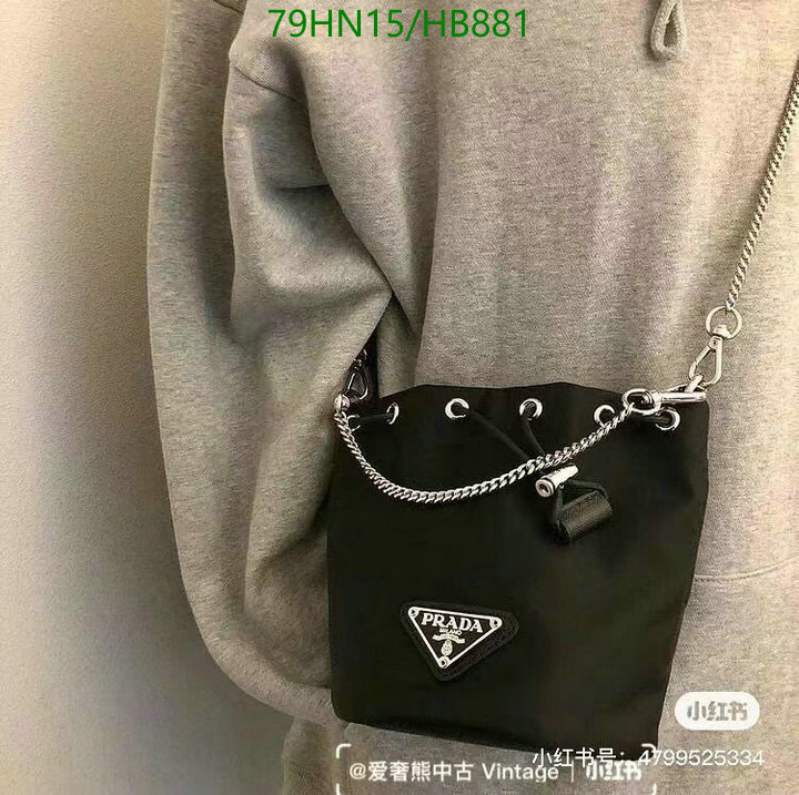 Prada Bag-(4A)-Bucket Bag- Code: HB881 $ 103USD