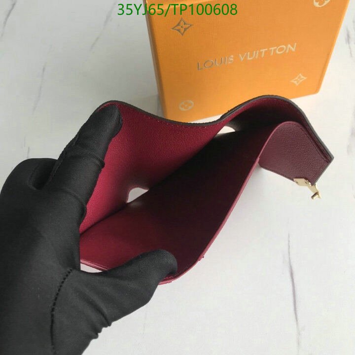 LV Bags-(4A)-Wallet-,Code: TP100608,$ 46USD
