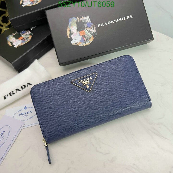 Prada Bag-(4A)-Wallet- Code: UT6059 $ 72USD