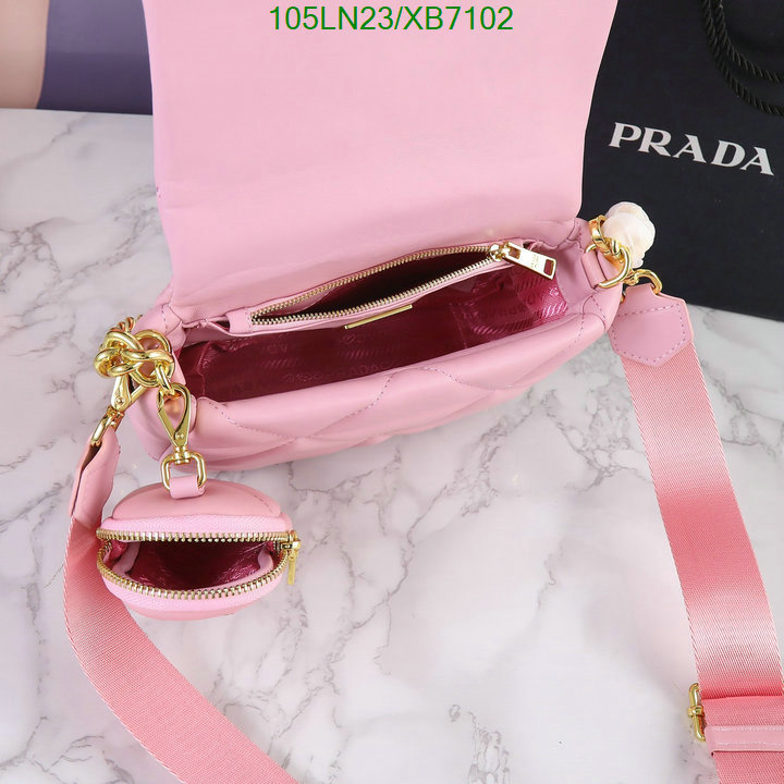 Prada Bag-(4A)-Diagonal- Code: XB7102 $ 137USD