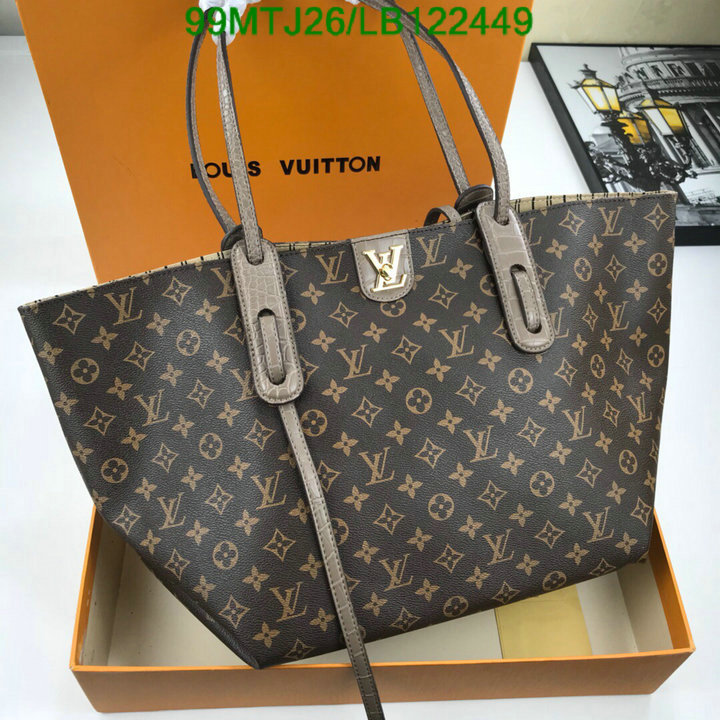 LV Bags-(4A)-Handbag Collection-,Code: LB122449,$ 129USD