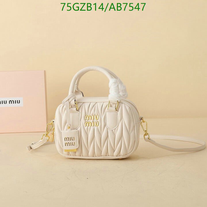 Miu Miu Bag-(4A)-Crossbody- Code: AB7547 $ 98USD