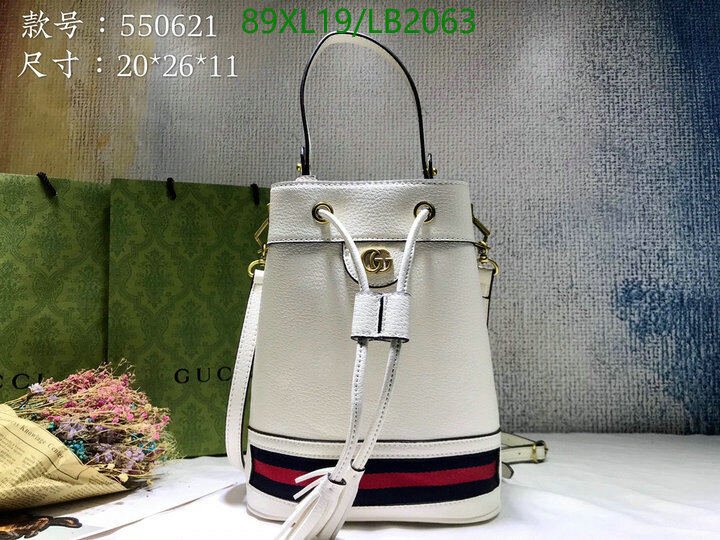 Gucci Bag-(4A)-Diagonal-,Code: LB2063,$ 116USD