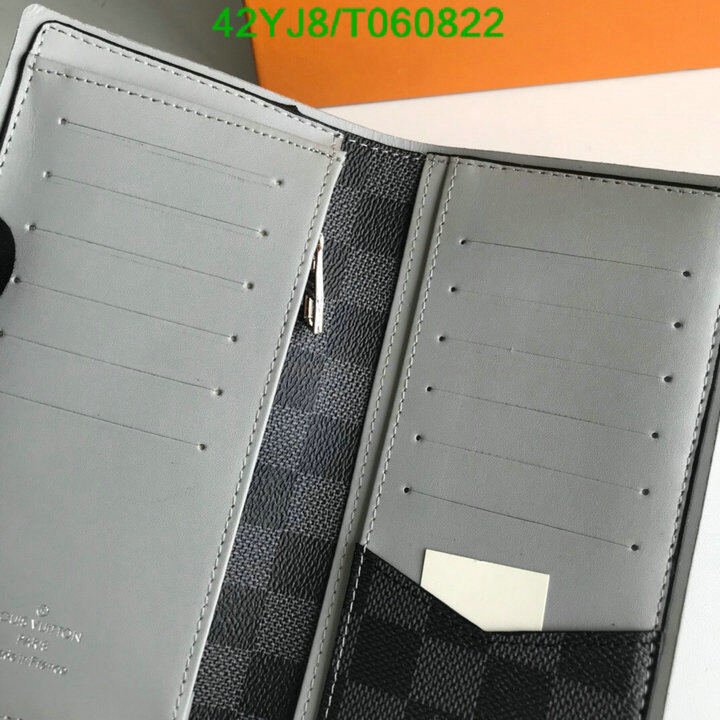 LV Bags-(4A)-Wallet-,Code: T060822,$ 55USD