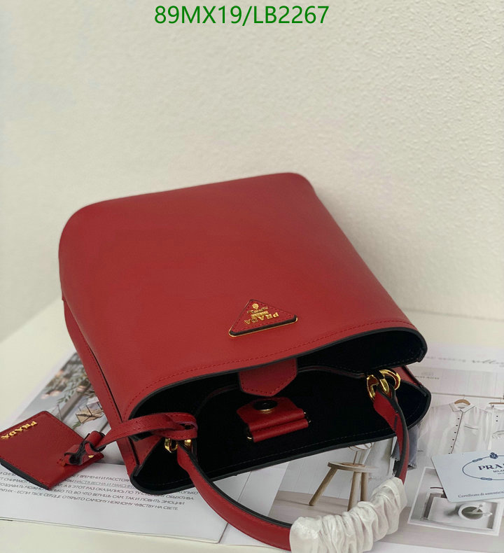 Prada Bag-(4A)-Bucket Bag- Code: LB2267 $ 116USD