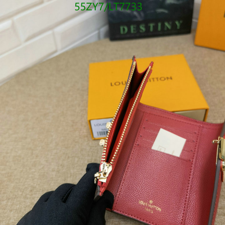 LV Bags-(4A)-Wallet-,Code: LT7733,$ 72USD