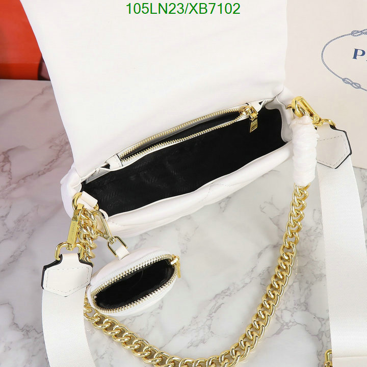Prada Bag-(4A)-Diagonal- Code: XB7102 $ 137USD