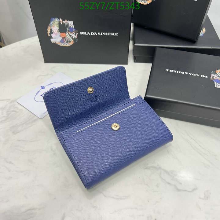Prada Bag-(4A)-Wallet-,Code: ZT5343,$ 72USD