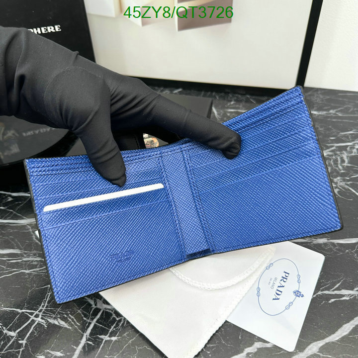 Prada Bag-(4A)-Wallet- Code: QT3726 $ 59USD