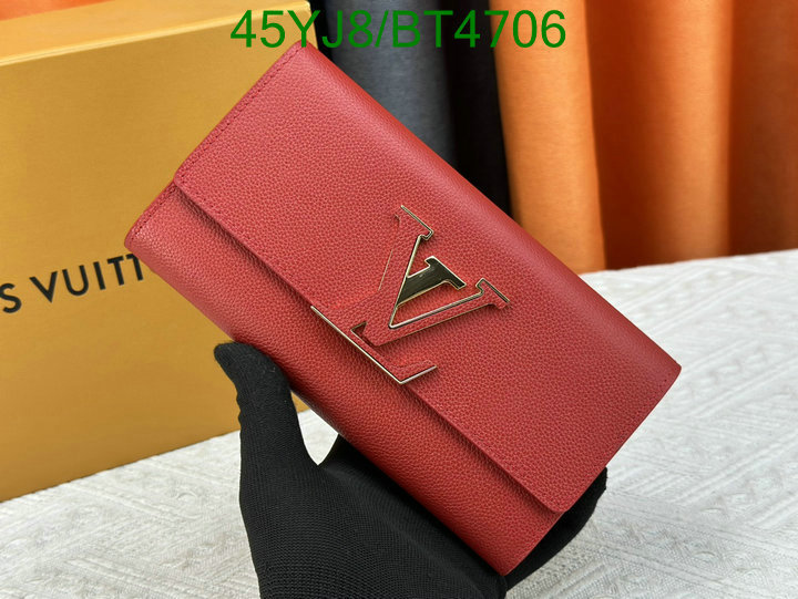 LV Bag-(4A)-Wallet- Code: BT4706 $ 59USD