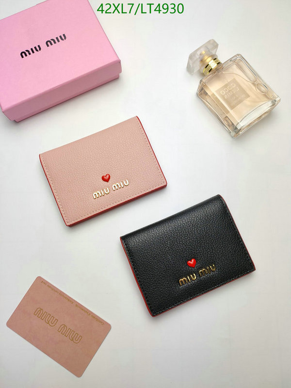 Miu Miu Bag-(4A)-Wallet-,Code: LT4930,$ 55USD