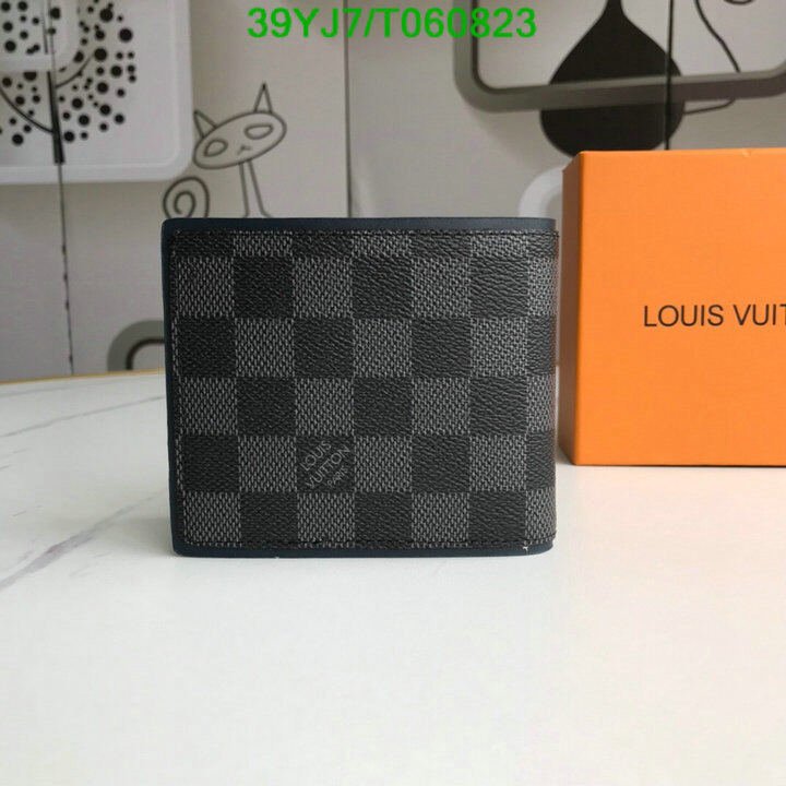 LV Bags-(4A)-Wallet-,Code: T060823,$ 51USD