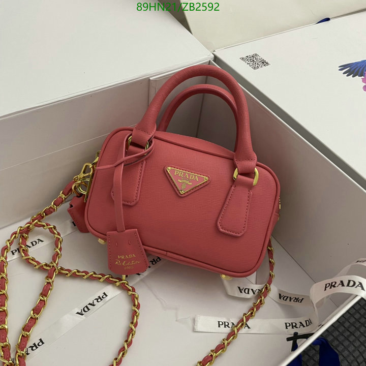 Prada Bag-(4A)-Diagonal-,Code: ZB2592,$ 116USD