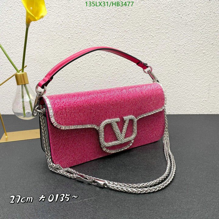 Valentino Bag-(4A)-LOC-V Logo ,Code: HB3477,$ 176USD
