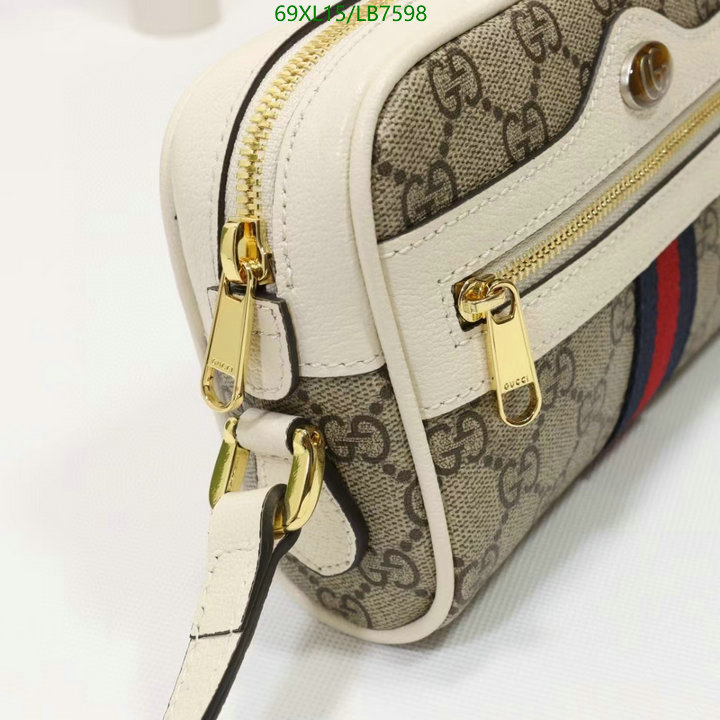 Gucci Bag-(4A)-Ophidia-G,Code: LB7598,$ 90USD