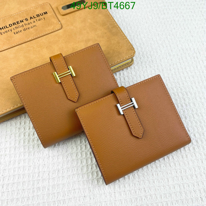 Hermes Bag-(4A)-Wallet- Code: BT4667 $ 64USD
