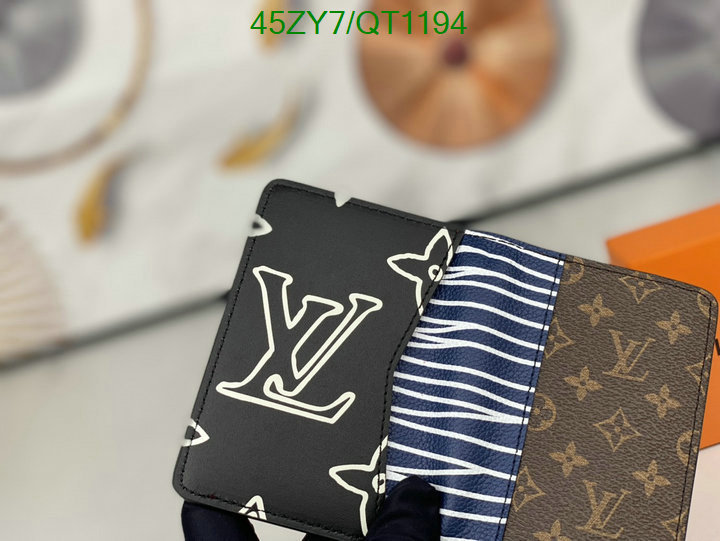 LV Bag-(4A)-Wallet- Code: QT1194 $ 59USD