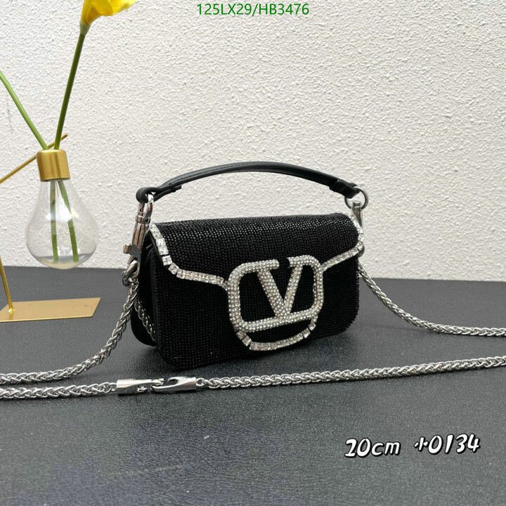 Valentino Bag-(4A)-LOC-V Logo ,Code: HB3476,$ 163USD