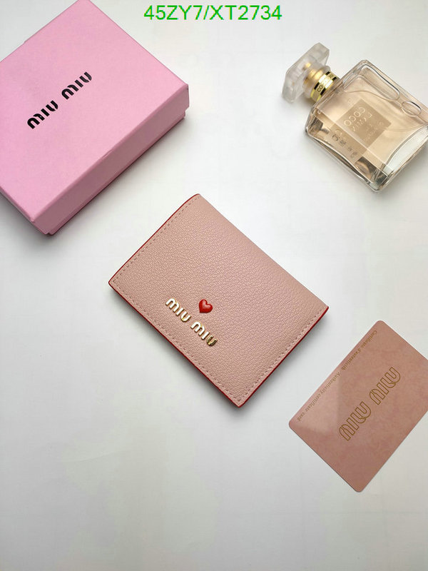 Miu Miu Bag-(4A)-Wallet-,Code: XT2734,$ 59USD