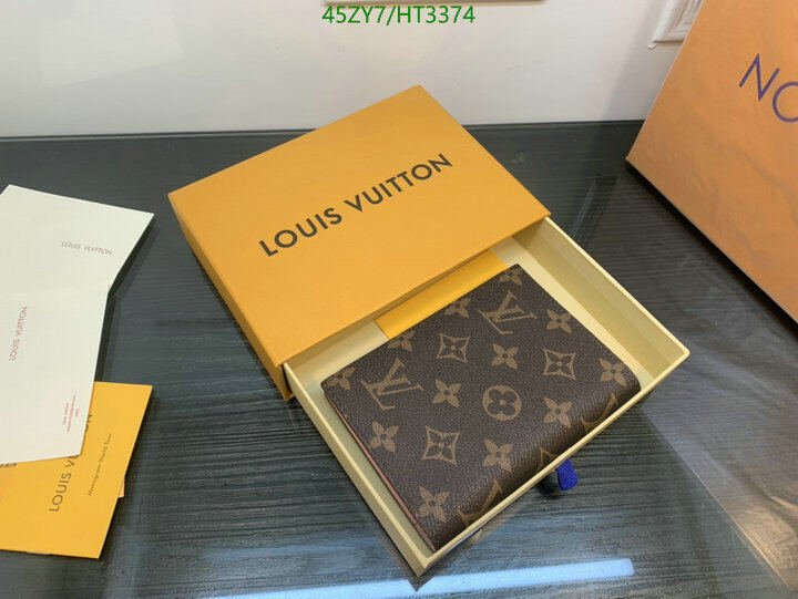 LV Bags-(4A)-Wallet-,Code: HT3374,$ 59USD