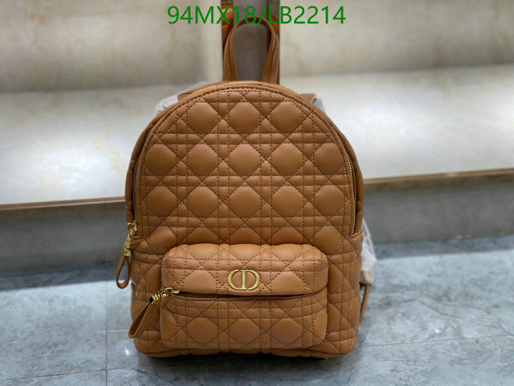 DiorBag-(4A)-Backpack- Code: LB2214 $ 123USD