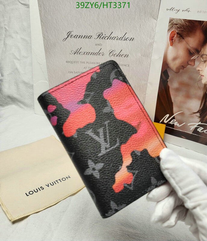 LV Bags-(4A)-Wallet-,Code: HT3371,$ 51USD