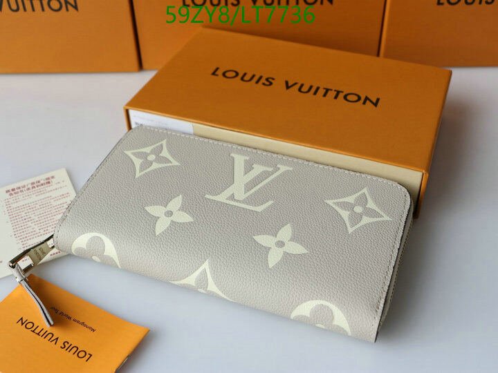 LV Bags-(4A)-Wallet-,Code: LT7736,$ 77USD
