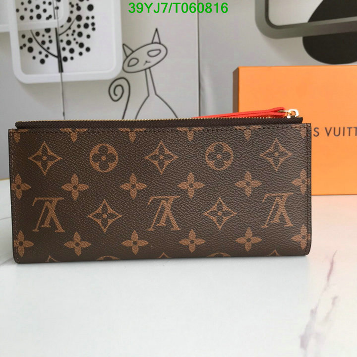 LV Bags-(4A)-Wallet-,Code: T060816,$ 51USD