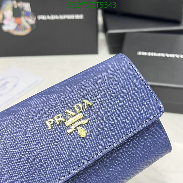 Prada Bag-(4A)-Wallet-,Code: ZT5343,$ 72USD
