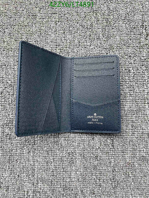 LV Bags-(4A)-Wallet-,Code: LT4891,$ 55USD