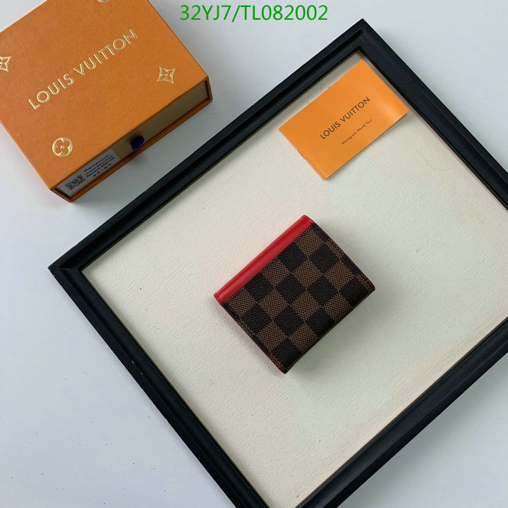 LV Bags-(4A)-Wallet-,Code: TL082002,$ 42USD