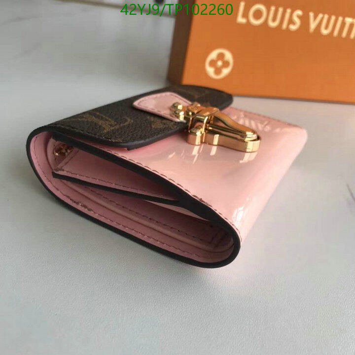 LV Bags-(4A)-Wallet-,Code: TP102260,$ 55USD