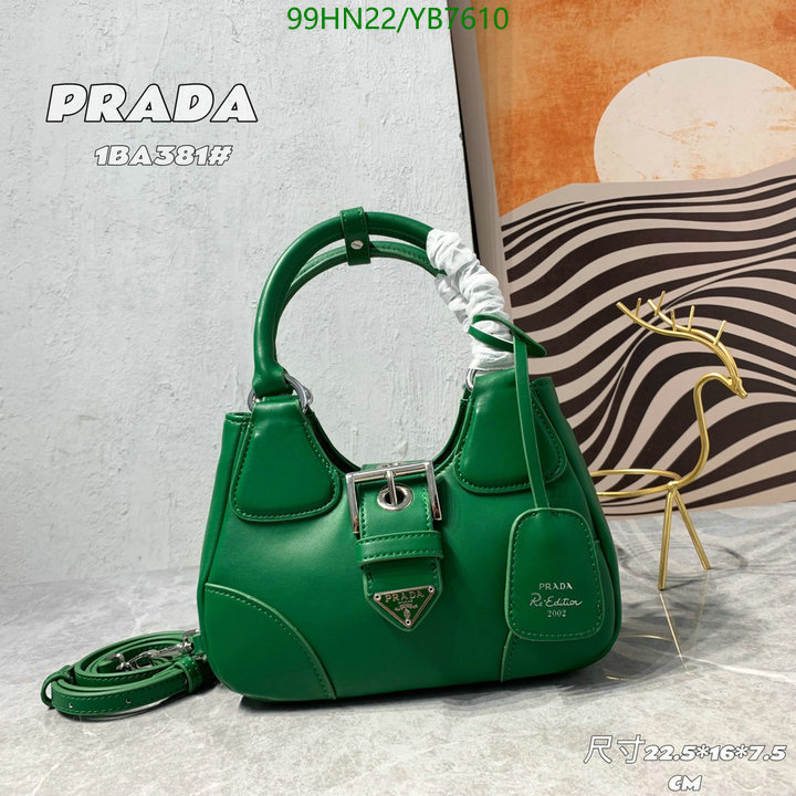 Prada Bag-(4A)-Handbag-,Code: YB7610,$ 129USD