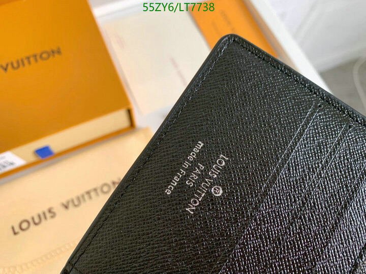 LV Bags-(4A)-Wallet-,Code: LT7738,$ 72USD