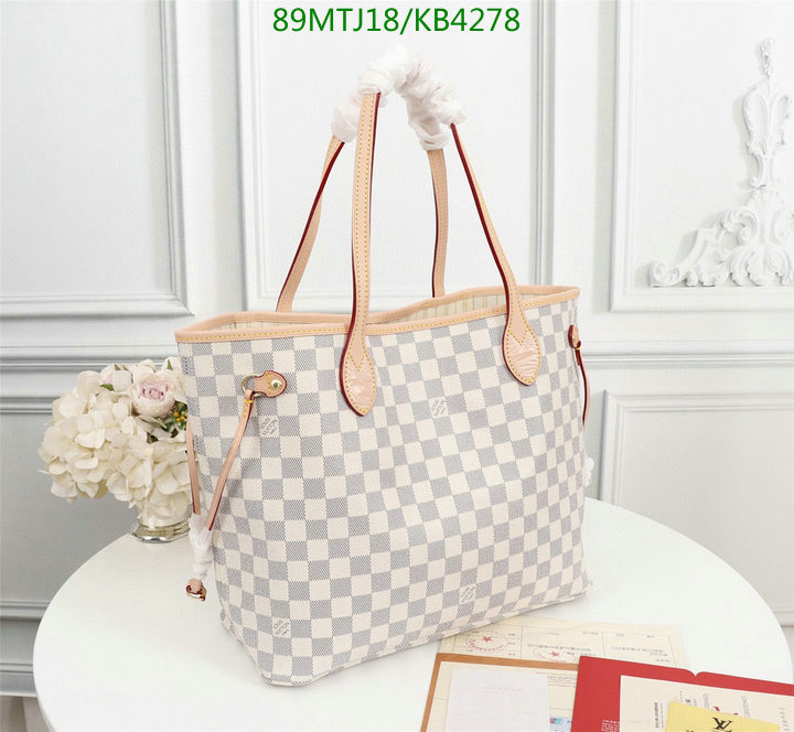 LV Bags-(4A)-Neverfull-,Code: KB4278,$ 116USD