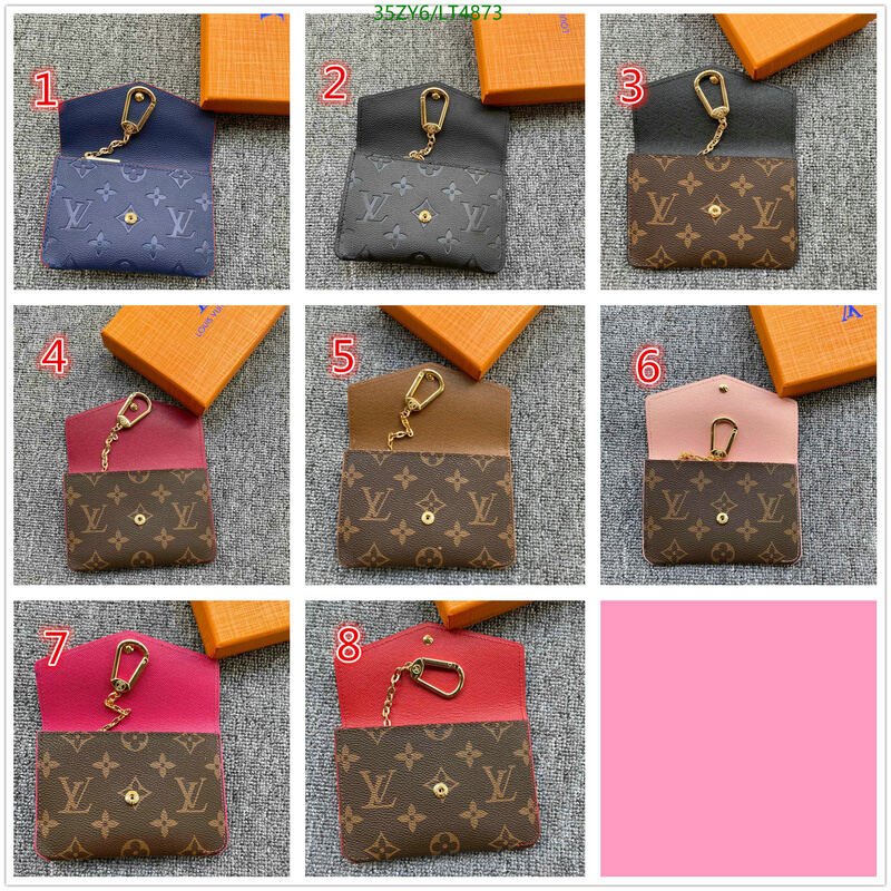 LV Bags-(4A)-Wallet-,Code: LT4873,$ 46USD