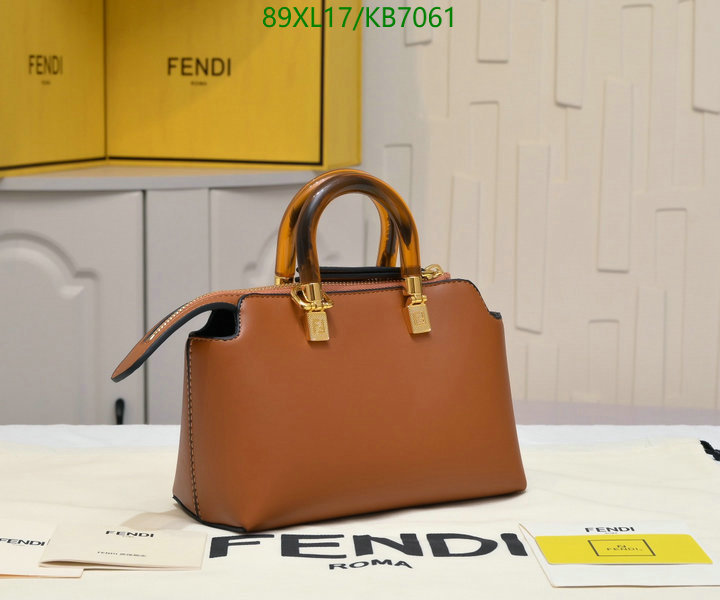 Fendi Bag-(4A)-Boston- Code: KB7061 $ 116USD