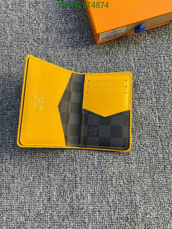LV Bags-(4A)-Wallet-,Code: LT4874,$ 46USD