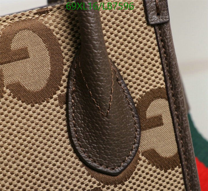 Gucci Bag-(4A)-Diagonal-,Code: LB7596,$ 90USD