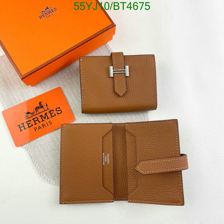 Hermes Bag-(4A)-Wallet- Code: BT4675 $ 72USD