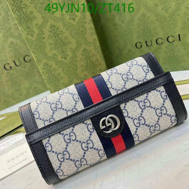 Gucci Bag-(4A)-Wallet-,Code: ZT416,$ 64USD