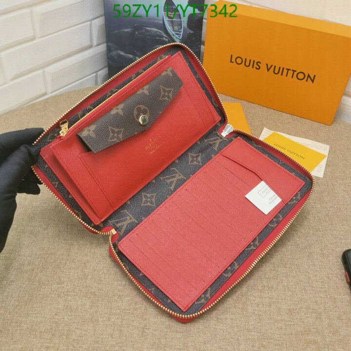 LV Bags-(4A)-Wallet-,Code: YT7342,$ 77USD