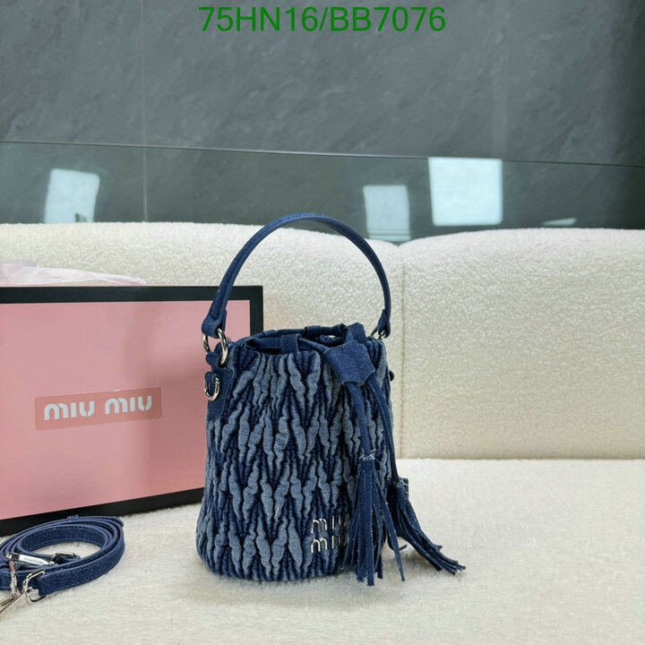 Miu Miu Bag-(4A)-Crossbody- Code: BB7076 $ 98USD