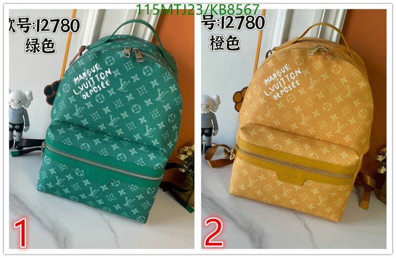LV Bag-(4A)-Backpack- Code: KB8567 $ 150USD